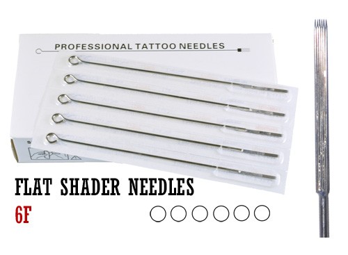 Flat Shader Needles On Bar, Tattoo Needles, TATTOO NEEDLES, tattoo supply